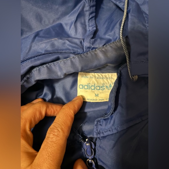 Y2K Vtg Adidas Color Block Windbreaker Pullover Men’s Medium - Picture 3 of 6